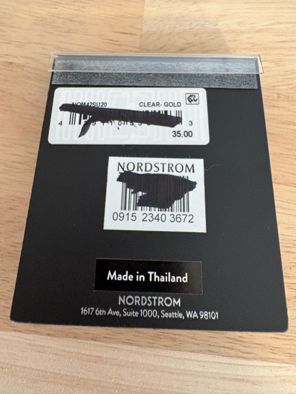 Nordstrom Crystal Huggie Hoop Earrings - Picture 4 of 4